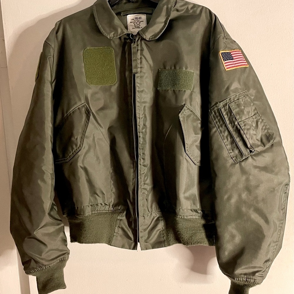 Vintage CWU-36P Flight Jacket XL Flyers 46-48 US Army Aviation MILITARY Bomber